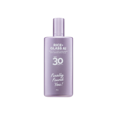 Finally Found You Rice Glass Skin Tint Fluid Sunscreen With Broad Spectrum Spf 30+ PA++++