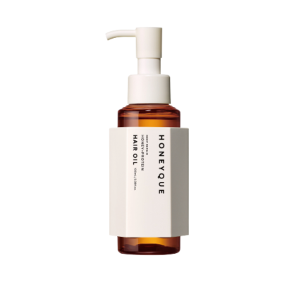 HONEYQUE Deep Repair 2WAY Hair Oil Moist with Manuka Honey + 3X Protein untuk Rambut Lebih Lembut (Made in Japan)