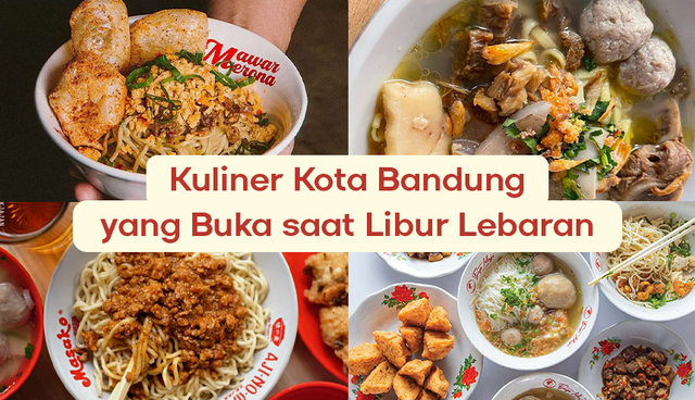 10 Kuliner Kota Bandung yang Tetap Buka saat Libur Lebaran