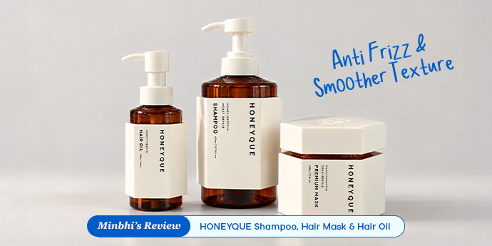 Review Shampoo, Hair Mask & Hair Oil Honeyque: Anti Frizz & Smoother Texture!