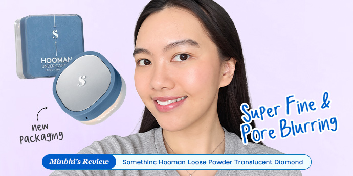 Review Somethinc Hooman Loose Powder New Packaging: 16HR Kontrol Minyak, Super Fine & Blurring Effect!