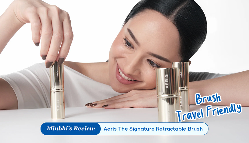 Review Brush Aeris Beaute: Travel Friendly Brush yang Harganya Super Affordable!