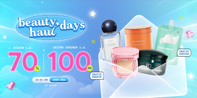 All Beauties DISKON s.d. 70%, Ada Gratisan, 3 Hari Aja di Beautyhaul!