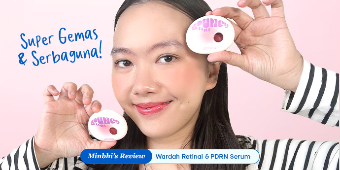 Review Emina Bouncy Tint 3 in 1 Lip, Cheek, & Eye: Super Gemas & Serbaguna!