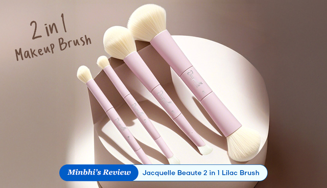 Review Jacquelle Makeup Lilac Brush: Kuas Multifungsi, Cocok untuk Newbie!