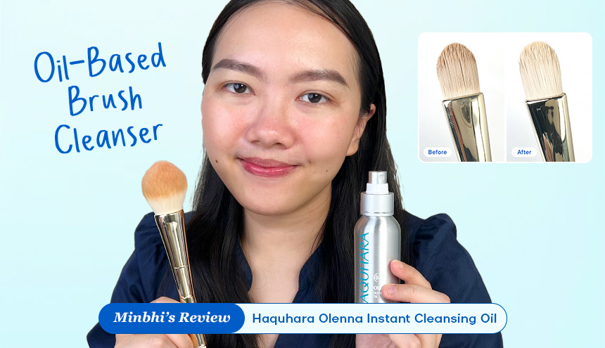 Review Haquhara Cleansing Oil: Inovasi Brush Cleanser Berbasis Oil