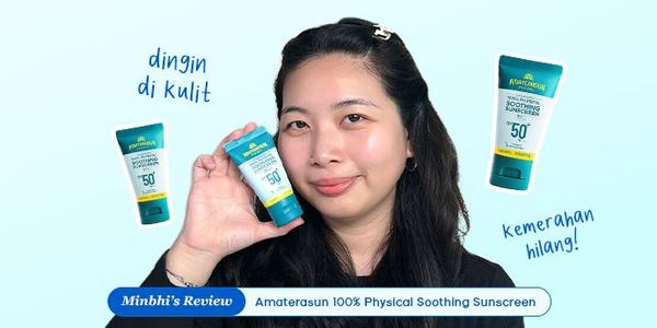 Review Amaterasun 100% Physical Soothing Sunscreen: Kolaborasi Bareng dr. Incognito Pakai Formula SootheDefend!