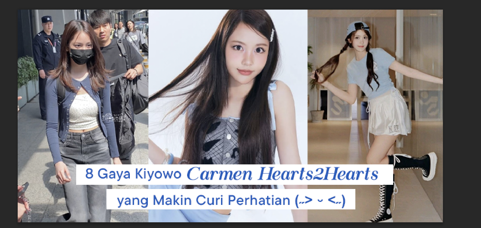 8 Gaya Berpakaian Carmen, Member Hearts2Hearts Asal Indonesia yang Makin Hari Makin Kiyowo