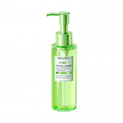 SKINTIFIC 3X Acid Acne Gel Cleanser