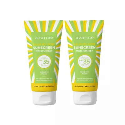 AZARINE [TWINPACK] Calm My Acne Skinpair Sunscreen Moisturiser SPF35 PA+++ 40ml