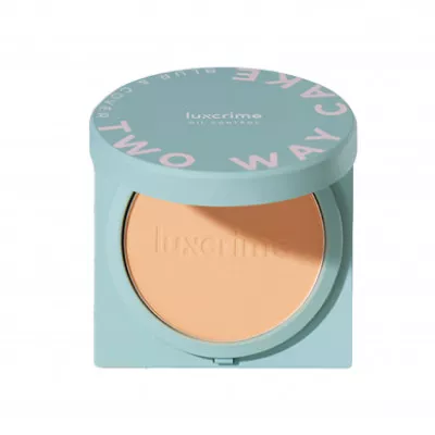 LUXCRIME Blur & Cover Two Way Cake: Oil Control