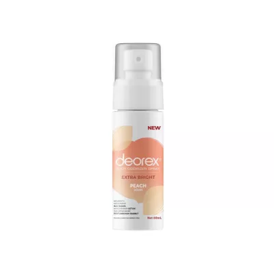 DEOREX Body Odorizer Spray Extra Bright Peach Scent 60 ML