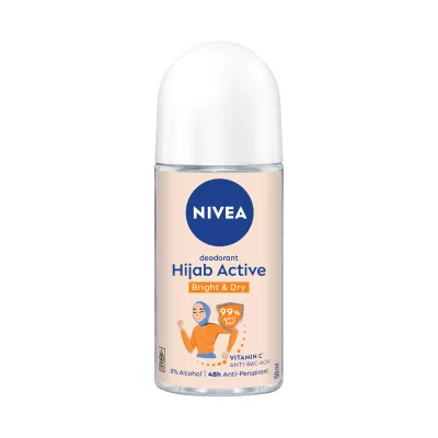NIVEA [CLEARANCE SALE] - Brightening Hijab Active Deodorant Roll On 50ml