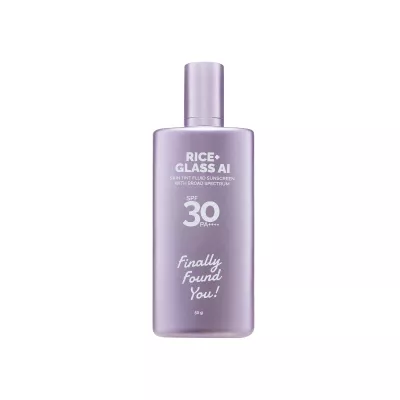 Finally Found You Rice Glass Skin Tint Fluid Sunscreen With Broad Spectrum Spf 30+ PA++++