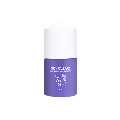Finally Found You SOY CLEAR Brightening & Dark Spot Serum - Serum Mencerahkan dan Noda Hitam Untuk Semua Jenis Kulit 20ml