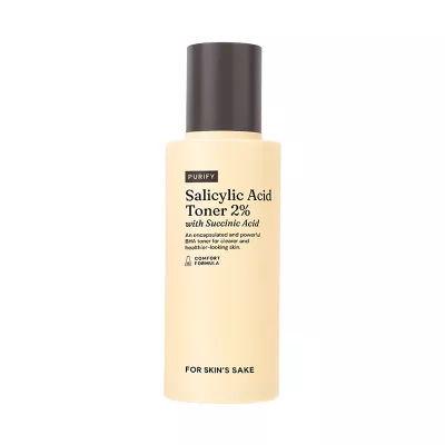FOR SKINS SAKE Salicylic Acid Toner 2% with Succinic Acid BHA Toner
