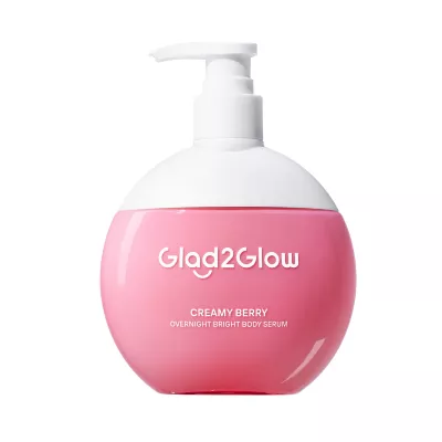 GLAD2GLOW Creamy Berry Overnight Bright Body Serum