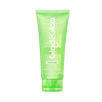 GLAD2GLOW Centella Salicylic Acid Acne Gel Cleanser