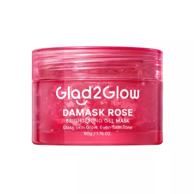 GLAD2GLOW Damask Rose Brightening Gel Mask