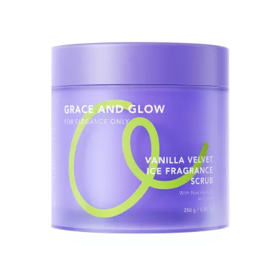 GRACE AND GLOW Vanilla Velvet Ice Fragrance Scrub