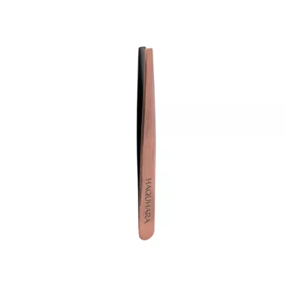 HAQUHARA Flat Tip Tweezers (Red Bronze)