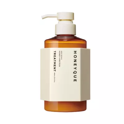 HONEYQUE Deep Repair Treatment with Manuka Honey + 3X Protein Conditioner untuk Rambut Kusut Paraben Free (Made in Japan)