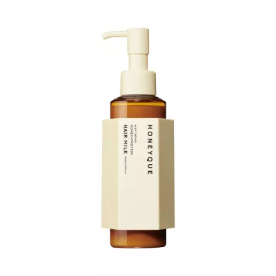 HONEYQUE Night Repair 2WAY Hair Milk with Manuka Honey + 3X Protein Leave-in-Conditioner Anti Frizz (Made in Japan)