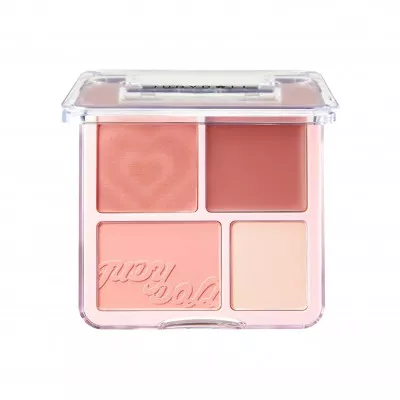 JUDYDOLL All In One Blush & Highlight Powder Palette - 9gr