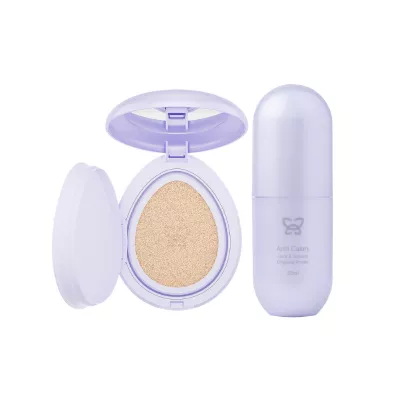 MOTHER OF PEARL Unbothered Demi-Matte Cushion + Anti Cakey Lock & Smooth Gripping Primer