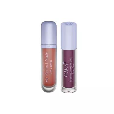 MOTHER OF PEARL My Perfect Nude Lip Cream + G.W.S (Gleaming, Wonderful, Shiny) Plump Gloss
