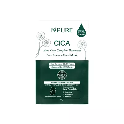 NPURE Centella Asiatica Sheet Mask - New Packaging