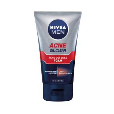 NIVEA [CLEARANCE SALE] - MEN Acne Oil Clear Acne Defense Foam 100ml