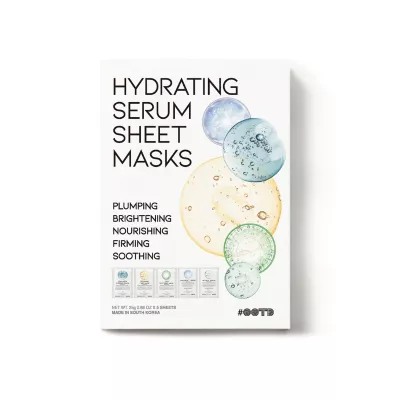 OOTD Hydrating Serum Sheet Mask (Collagen mask + Ceramide mask + Cica mask + Triple Hyaluron Acid mask + Retinol mask)