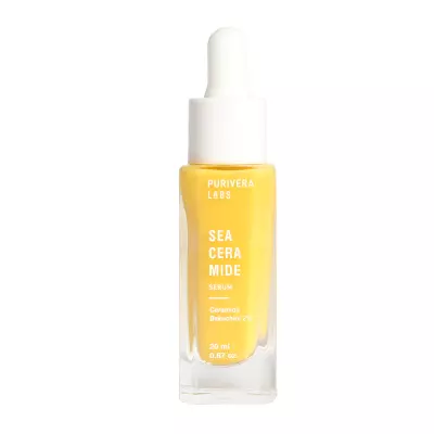 PURIVERA BOTANICALS Sea Ceramide Serum Bakuchiol 2% Ceramide 3% Buckthorn Anti Aging Skin Barrier Retinol Alt