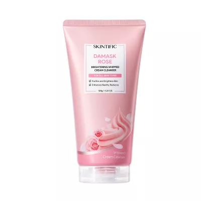 SKINTIFIC Damask Rose Brightening Whipped Cream Cleanser