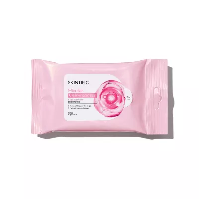 SKINTIFIC Niacinamide Brightening Micellar Cleansing Wipes