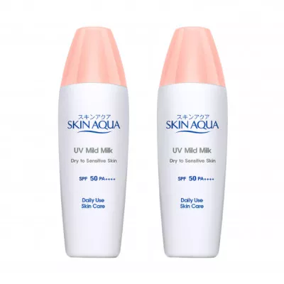 SKIN AQUA UV Mild Milk SPF50 PA++ Twinpack