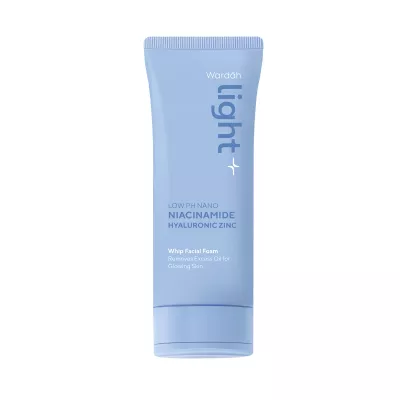 WARDAH Light+ Low pH Nano Niacinamide Hyaluronic Zinc Whip Facial Foam