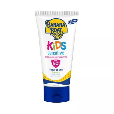 BANANA BOAT Kids Sensitive Sunscreen Lotion SPF50+