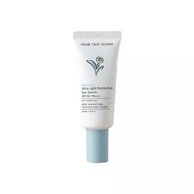 FROM THIS ISLAND White Tea Ultra Light Protective Sun Serum