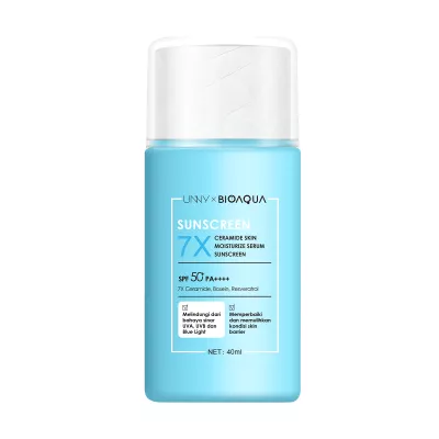 BIOAQUA 7X Ceramide Skin Moisturize Serum Sunscreen SPF 50 PA++++