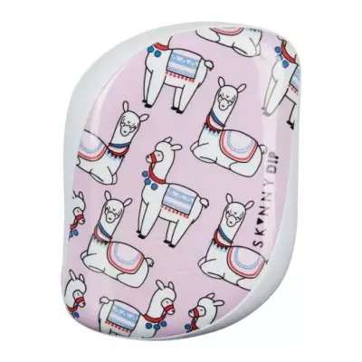 TANGLE TEEZER Lovely Llama Compact Styler