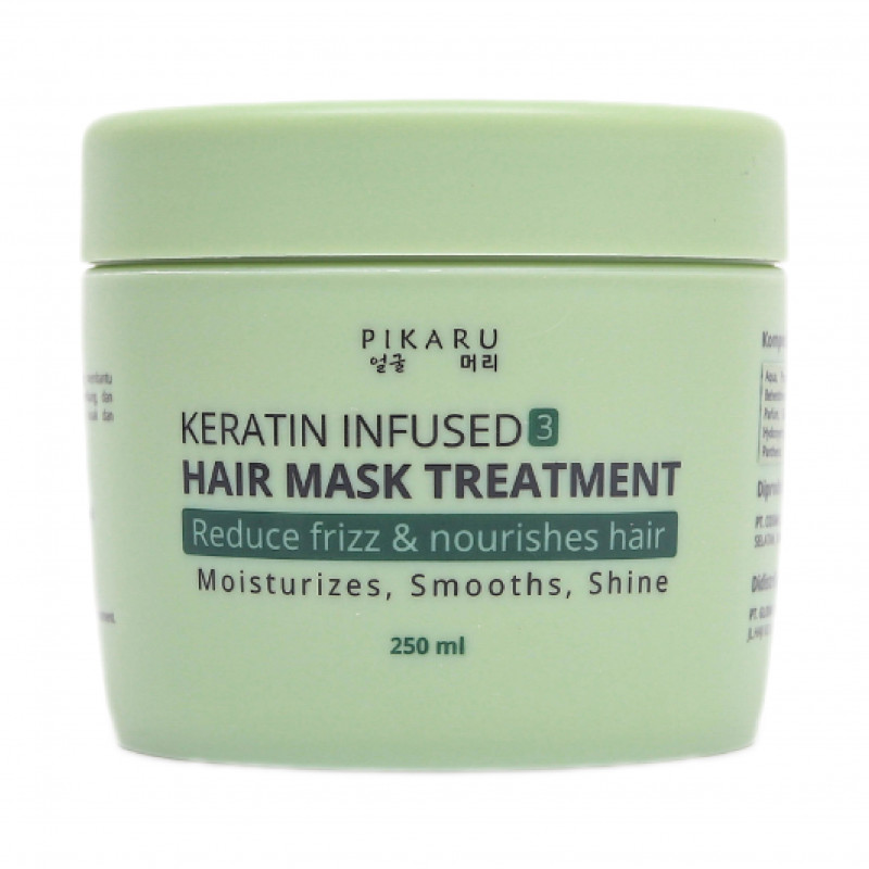 Promo Pikaru Keratin Infused 3 Hair Mask Treatment FREE ONGKIR