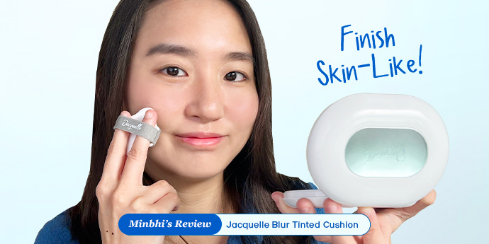 Review Jacquelle Blur Tinted Cushion SPF 30 PA+++: Finish Skin-Like Coverage dengan Niacinamide yang Acne Skin Friendly!